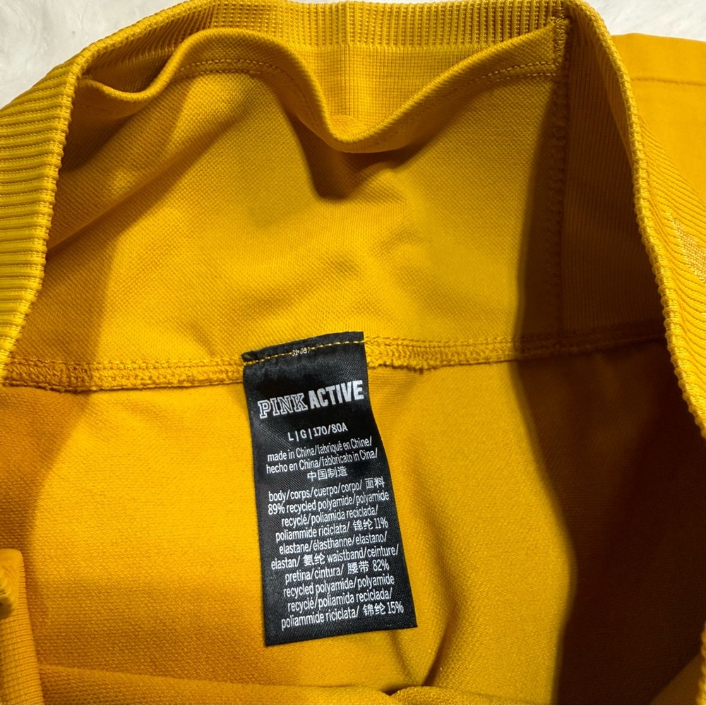 PINK Active Mustard Seamless Leggings - Picture 5 of 6